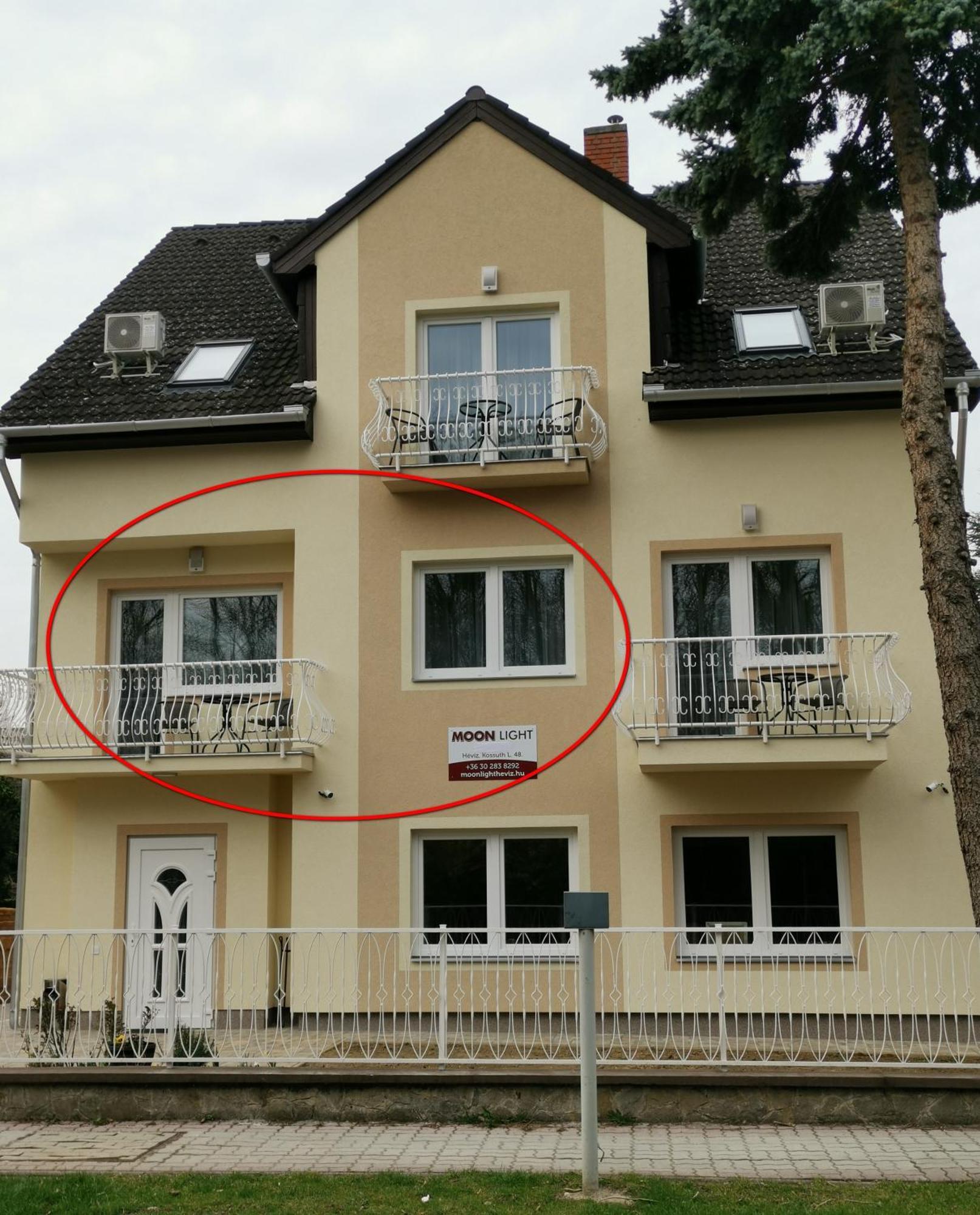 Moon Light Apartman Hévíz Kültér fotó